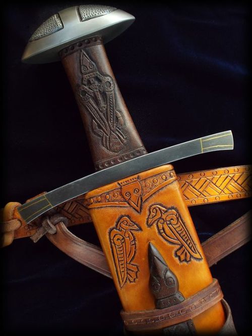 medievalweaponsforsale:Hrafn - Ulfberht Sword Replica by Brendan Olszowy Fable Blades Viking Sword M