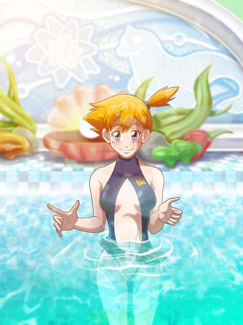 Misty Waterflower, a Pokemon trainer, is also the prestigious gym leader at Cerulean City. Her speci