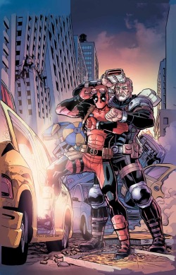 thecomicninja:   Deadpool & Cable Split