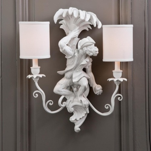 Fonte Pinterest , Palm beach monkey sconces-pair by Regina Andrew. a1f4326c9c8988a2a5773dc8ca675548P