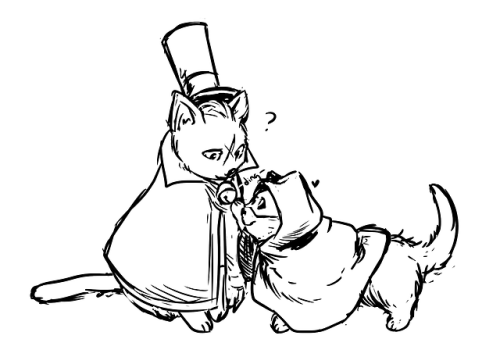 I’ve always imagined nyasked disciple (and ahem you know who) as one of those cats w short stu