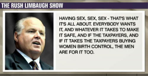 liberalisnotadirtyword: poliscrutiny101: Rush Limbaugh’s take on those who oppose the #HobbyLo