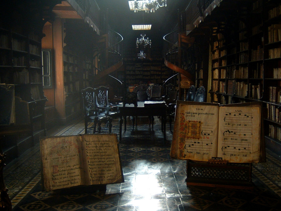 bookmania:  Convento de San Francisco Library, Lima, Peru (photo by ~nibor) 