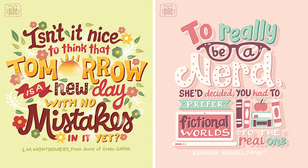 Illustrated YA Quotes: Complete set - Risa Rodil