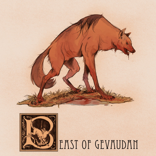 nathanandersonart:Name: The Beast of Gevaudan, La Bête du GévaudanArea of Origin: The p