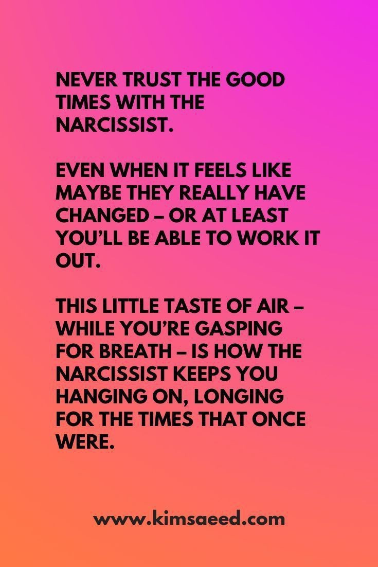 Why no contact works with narcissist