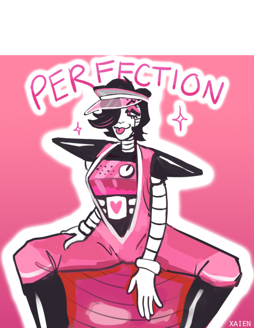 xaienarts: a bunch of mettaton doodles that I decided to clean up! last one is a reference to Bayone
