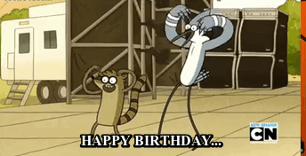 In Glob We Trust On Rembobine Regular Show Happy Birthday Song