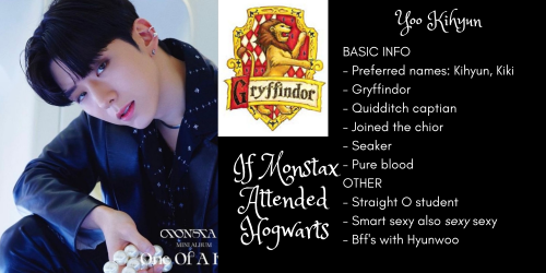 If Monsta X Attended Hogwarts