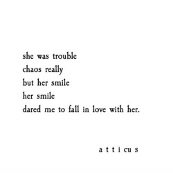 atticuspoetry:  ‘Her Smile’ #atticuspoetry