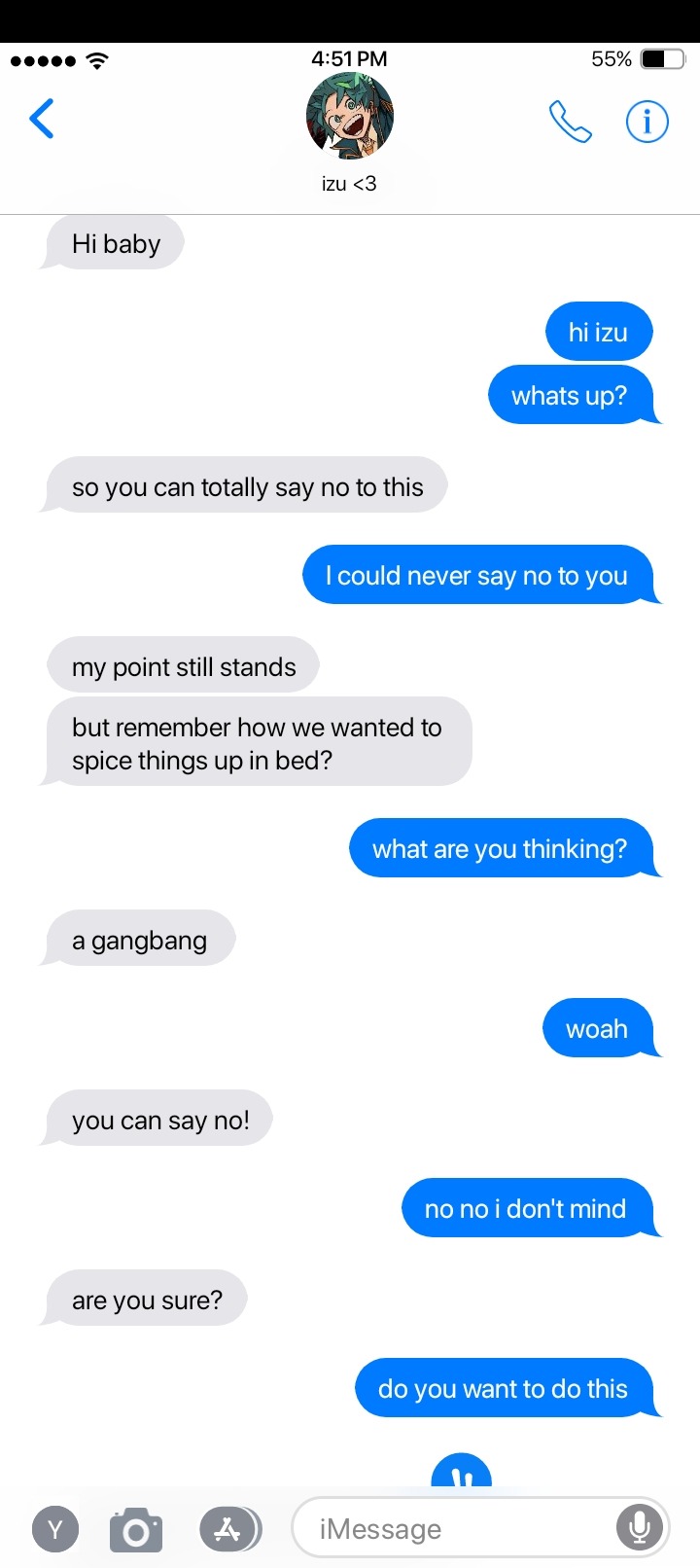 BESTIE YOU GOTTA GIVE US A PART TWO OF THEM ASKING OF A GANGBANG, WE NEED MORE CHARACTERS