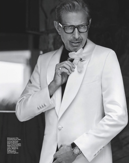 eyesoffelina:blog-girl-on-film:Jeff Goldblum by Nino Muñoz | GQ Australia. December 2017 @firelordsa