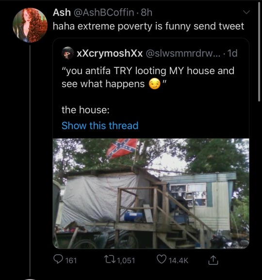 pyomorphic:so here’s how the human centipede of twitter discourse works:someone