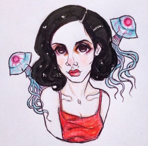  marina and the diamondsartwork by inst: heavymetalheartboy