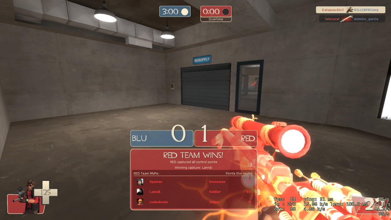 some stupid screenshot of tf2 part 2 presenting a headshot with the Sydney sleeper