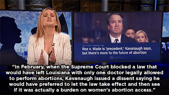 On Full Frontal, Samantha Bee highlighted the dangers of a recent so-called “heartbeat bill” passed 