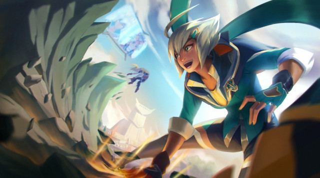 picture Birdio Splash Art lol skin concept on tumblr