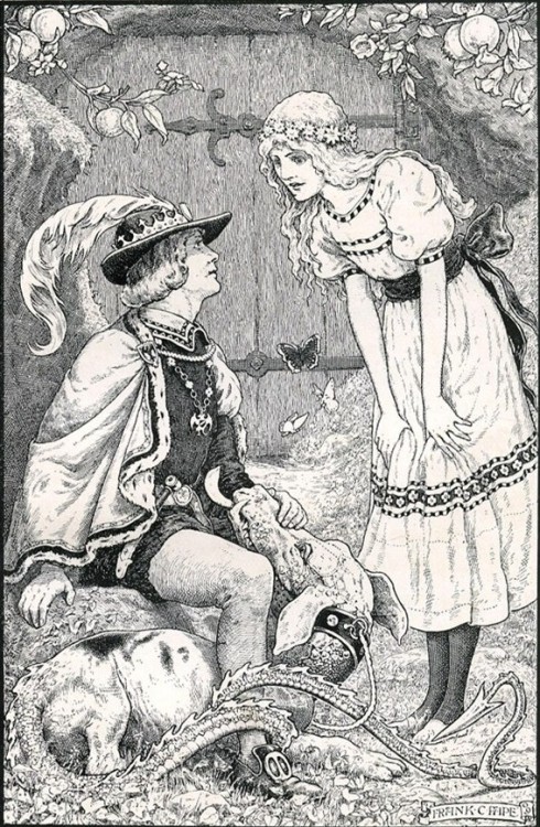 Frank Cheyne Papé ~ The Story of the Queen of the Gnomes and the True Prince from The St