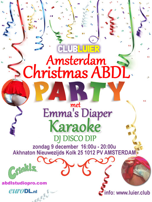 moonydiaper:  emma-abdl:  OMG Diapered Christmas Karaoke in Amsterdam :-D  Who’s