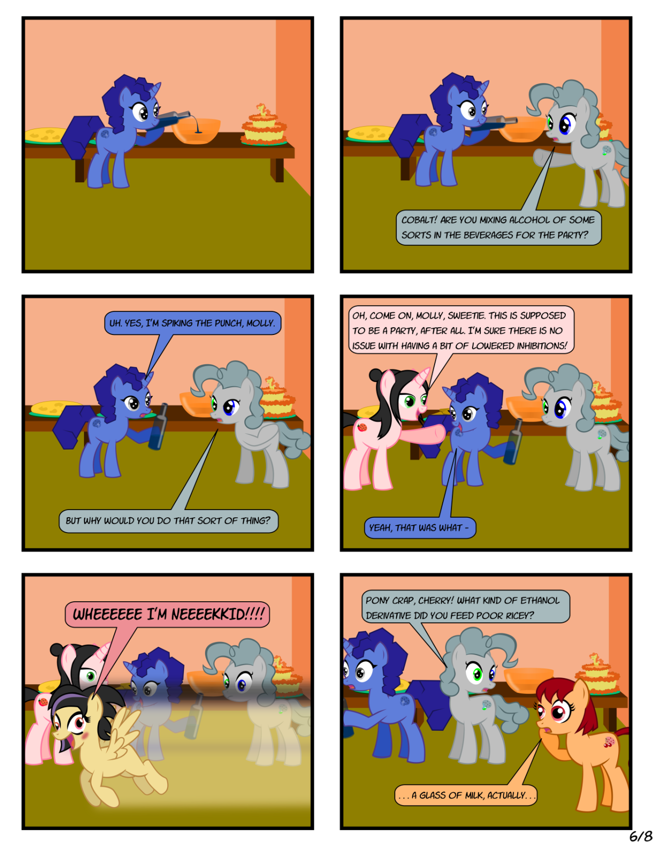 askthecookies:  Comic: Cookie Family Party - Part I  o___o