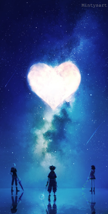 mintysart: Had to draw atleast one fanart for KH3 after finishing the game c: