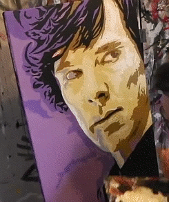 yellowmiche:mommy-holmes-blog-blog:Speed painting Sherlock Holmesby Stephen QuickxFrom Sept 2013, wi
