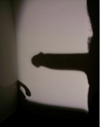 The wife had the idea to turn off the light and get a better pic of the morning wood reflection, she