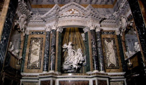 Today is the Feast Day of St. Teresa of Avila. The most famous depiction of her is Bernini&rsquo