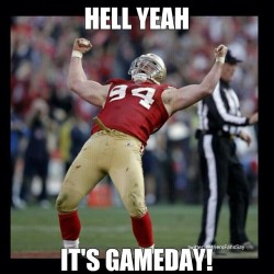 kdiddy916:  Yeaaaaaaaaaaaaaaaaaa!!!!!!!! Let’s work!!!! #49ers #Niners #NinerGang #NinersAllDay