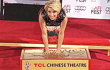 celiiia-streep:Emma Thompson’s AFI handprints ceremony (Nov. 7, 2013).