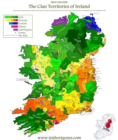 thelandofmaps:Map of the Clan Territories of Ireland [2588x3072]CLICK HERE FOR MORE MAPS!thelandofma