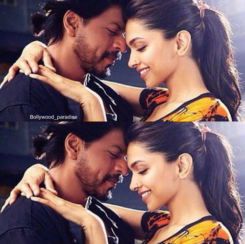 Srk and deepika in HNY on We Heart It.