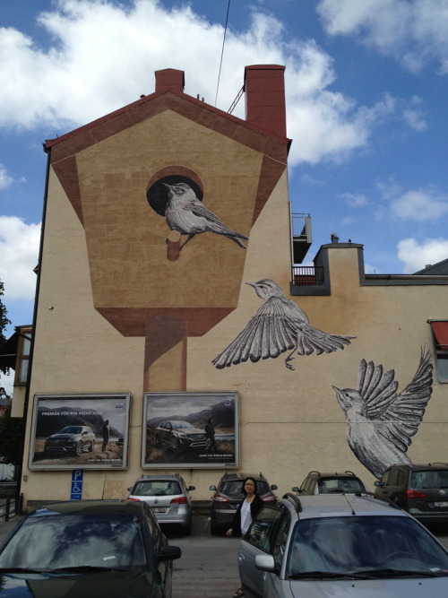itscolossal:  Artist ‘Roadsworth’ Continues to Transform the Streets of Montreal into a Visual Playground