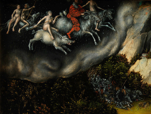 Lucas Cranach the Elder - Allegory of Melancholy (1532). Detail.