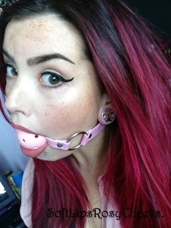 softlipsrosycheeks:  The only way to shut me up? =^.^= 