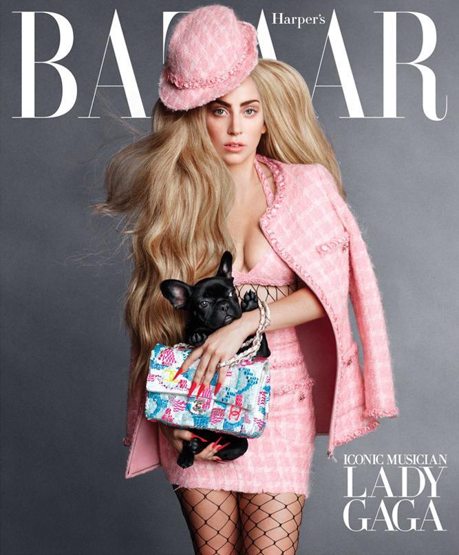  Gaga covers the September 2014 issue of Harper’s Bazaar 