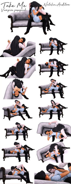 Take me - Vampire posepackThey were made to use with this couch on the photo ^ since it have lots of