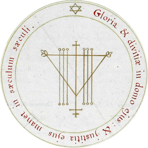 speciesbarocus:   La Clavicule ou la Clef de Salomon, Roi des Hebreux et fils de David, traduite de l’hebreux, divisee en quatre livres. Traduites par Mr. Pierre Morissoneau, Professeur des langues orientales et Sectateur des Sages Cabalistes (1796).