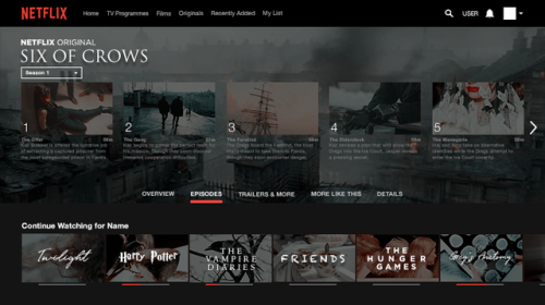 dramiones: NEW TO NETFLIX: THE SIX OF CROWS DUOLOGY (episode format) Based on the novels by Leigh Ba