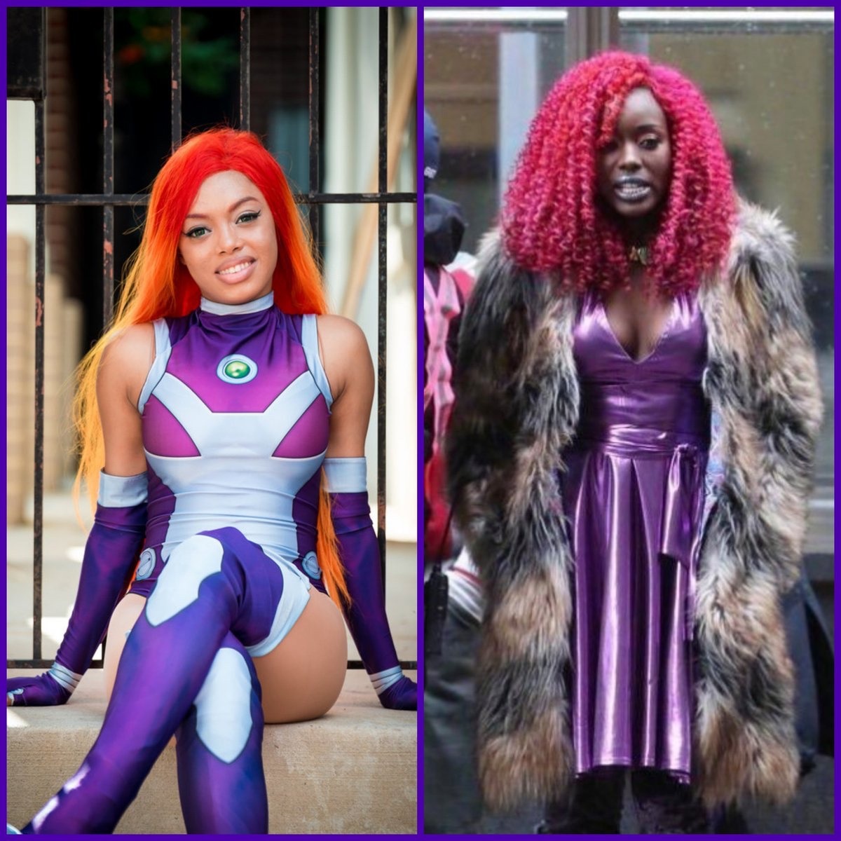 trilllizard666: my-little-ninja:  royalhans:   theultimatecomicmovielover:   Starfire’s wig is TRASH I’m sorry I’ve seen better cosplays by black women   this whole movie looks like trash. in other words, save your money and stay at home   It’s