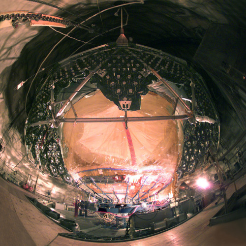 The Sudbury Neutrino Observatory (SNO)Located in a cave more than a mile underground in Canada, SNO 