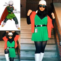 grandmoffpuppeteer:  I AM THE GREAT SAIYAMAN #halloweek2015 #jonnahplaysdressup #officelooks #officecosplay #businesscosplay #ootd #HALLOWEEN #greatsaiyaman #DBZ #gohan #saiyamancosplay #videl  (at Satan city) 