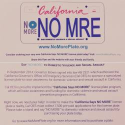 #NoMorePlate #October is #NationalDomesticViolenceAwarenessmMonth #TakeAStand  #TogetherWeCanEndDomesticViolenceAndSexualAssault #CALCASA #NOMORE #BecauseItsSomeoneYoukNOw ordering mine, please share ✊🏼