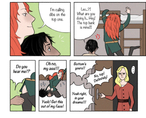 “Oh no, there is only one bed?? We have to share it?????”I love this trope