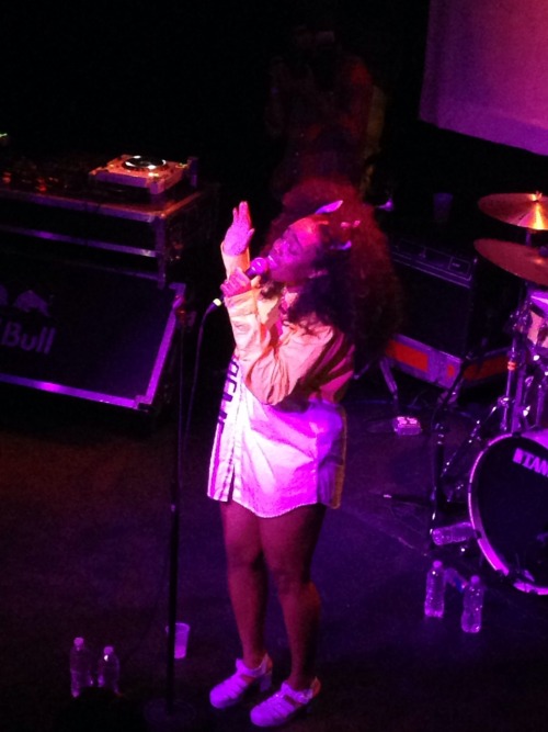 so i saw sza perform the other night and i literally broke down into tears . she was amazing and bea