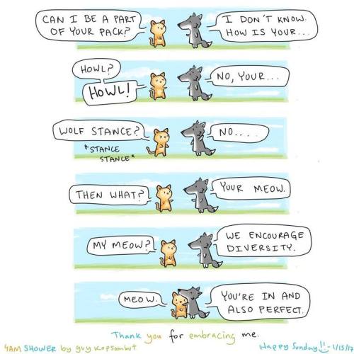 ikkimikki: wolfwithfeathers: My friend recently showed me this comic and I think it is worth po