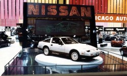 flicktitty:   The 1984 Chicago Auto Show, and the 1988 Chicago Auto ShowFeaturing the Nissan 300ZX Z-31  