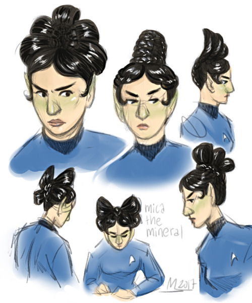 so 8 months ago I wrote like three paragraphs of a fic starring (reboot) fem!Spock with ridiculous 1