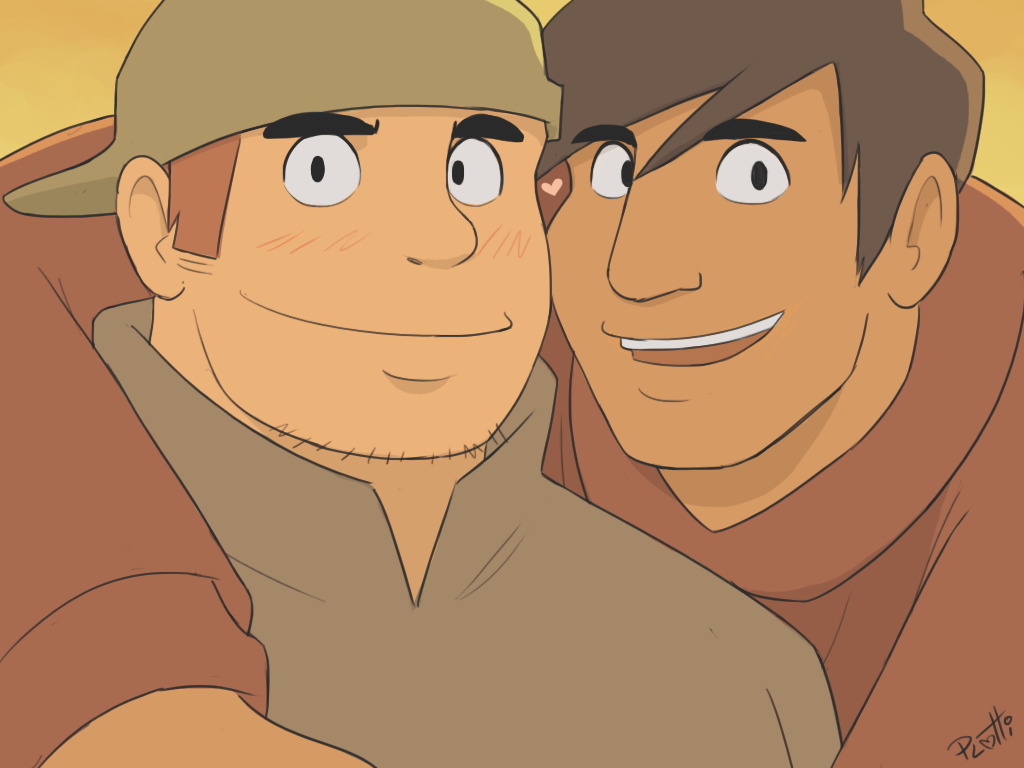 pluvatti-revived:  Autumn couple. &lt;3  That escalated gorgeously.