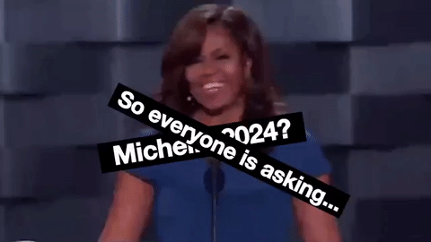 mtvnews:  Michelle 2024? Barack’s 2004 DNC speech eventually led him to the White House. Could Michelle’s from last night lead her back? 